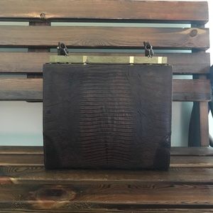 Genuine Lizard by Vassa purse